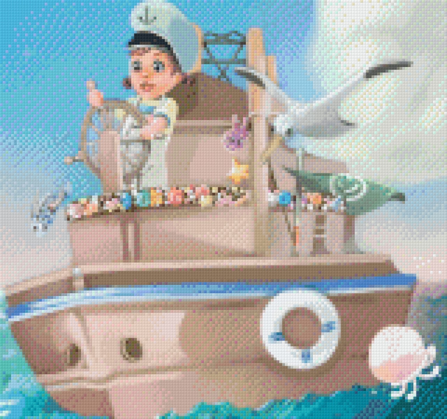 Pixelhobby Klassik Set - Kinder Captain