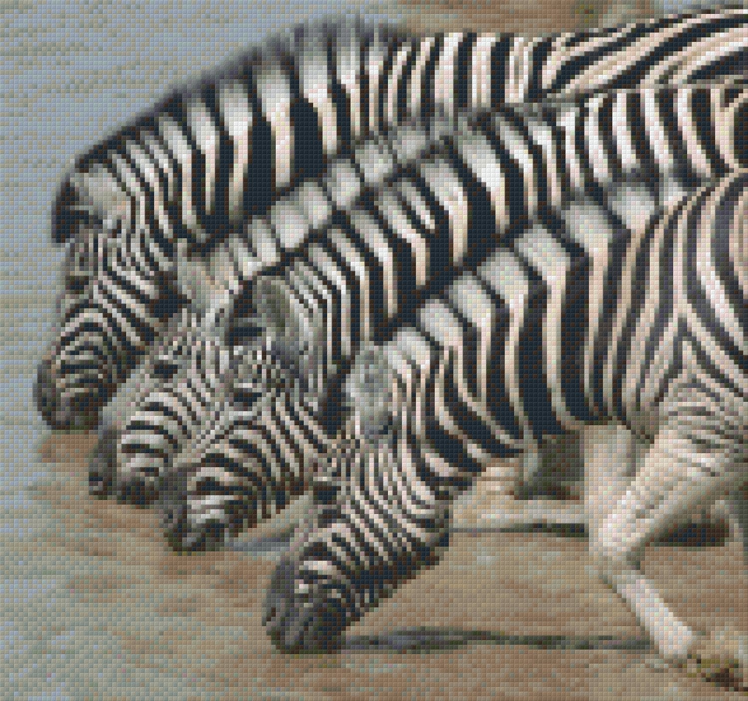 Pixelhobby Klassik Vorlage - Zebra