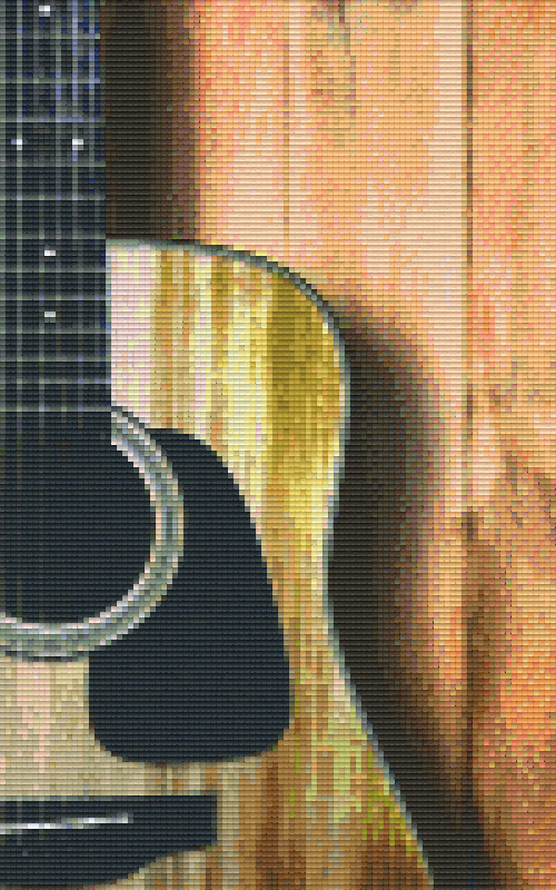 Pixelhobby Klassik Vorlage - Gitarre