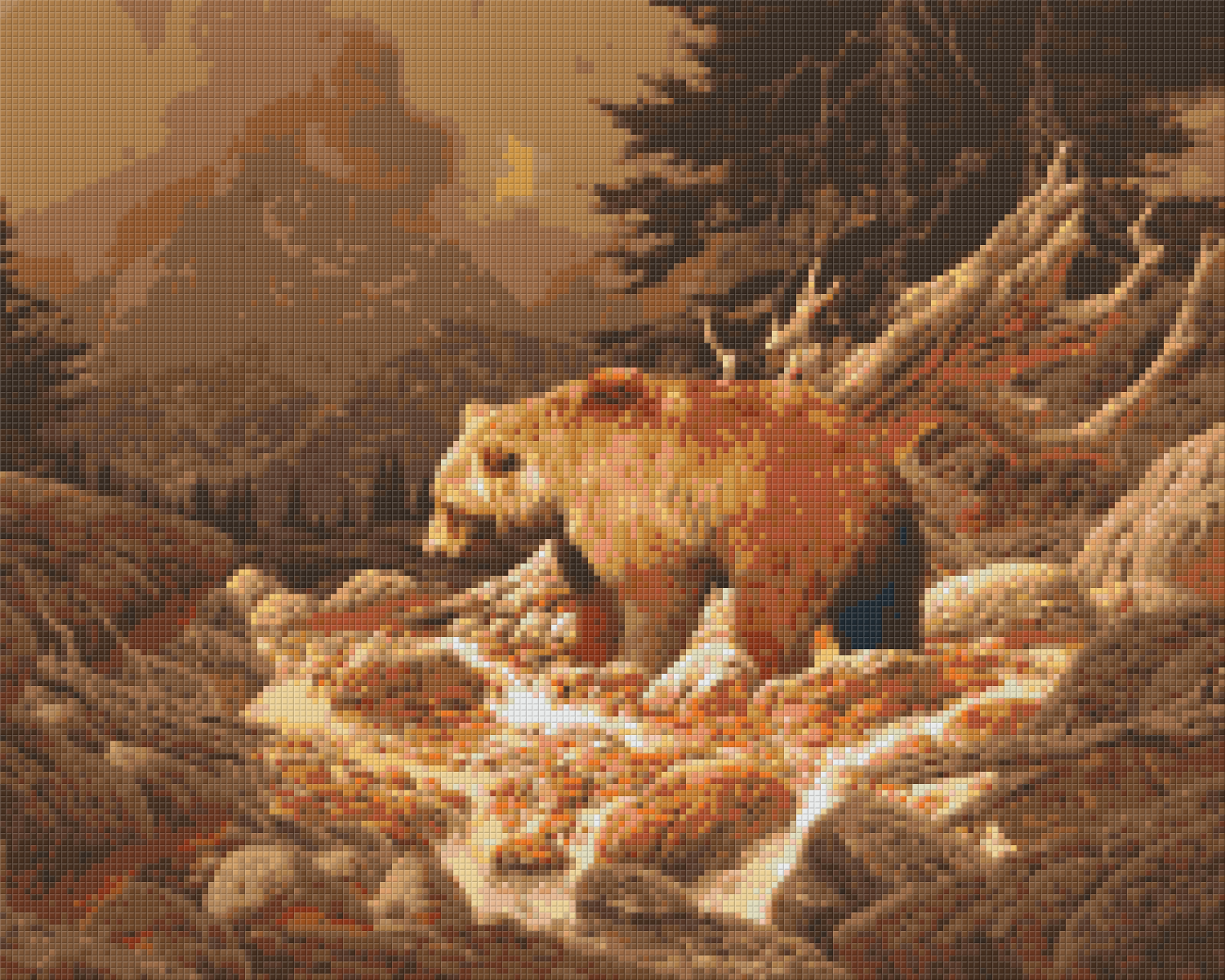Pixelhobby Classic Set - Brown Bear