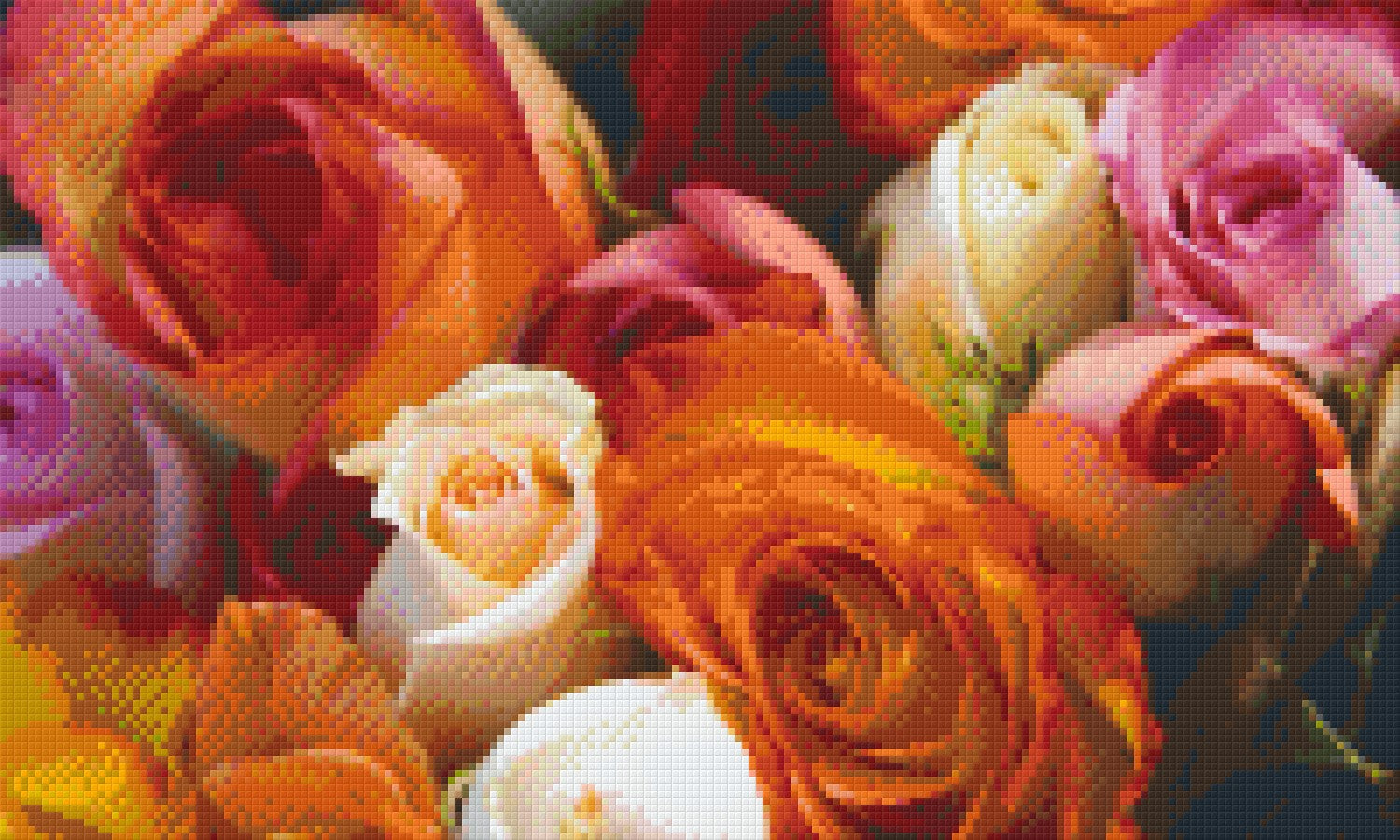 Pixelhobby Klassik Vorlage - Rosen