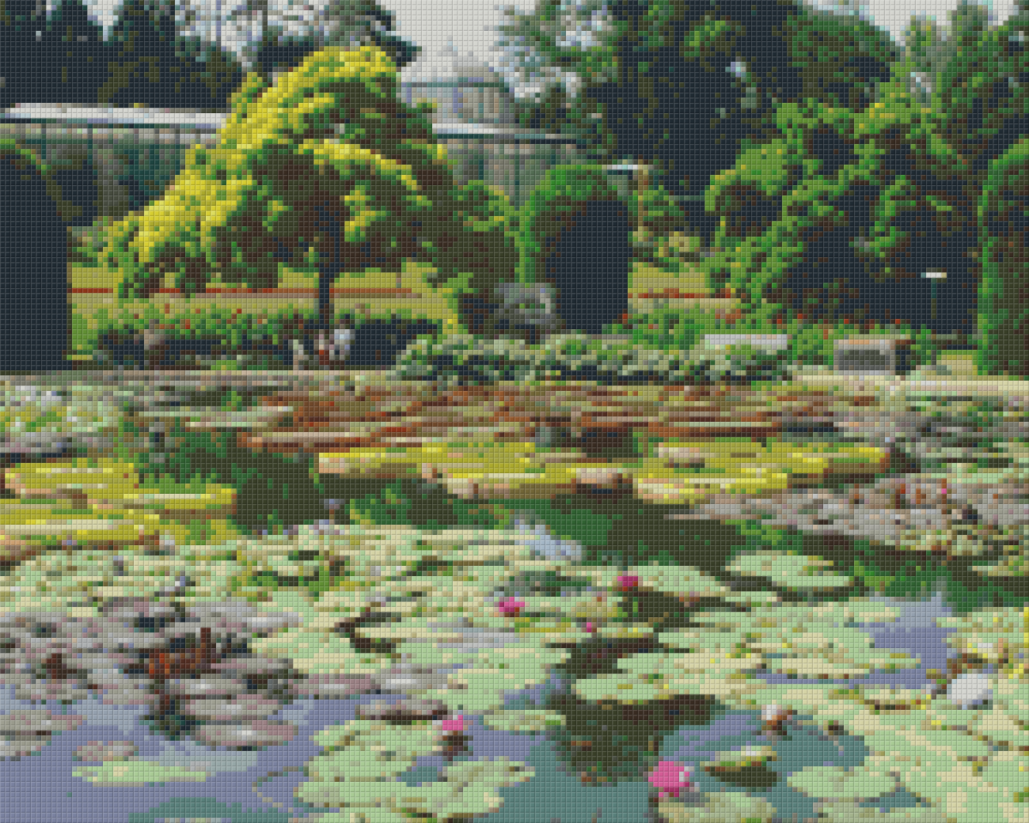 Pixelhobby Klassik Vorlage - Water Lilies