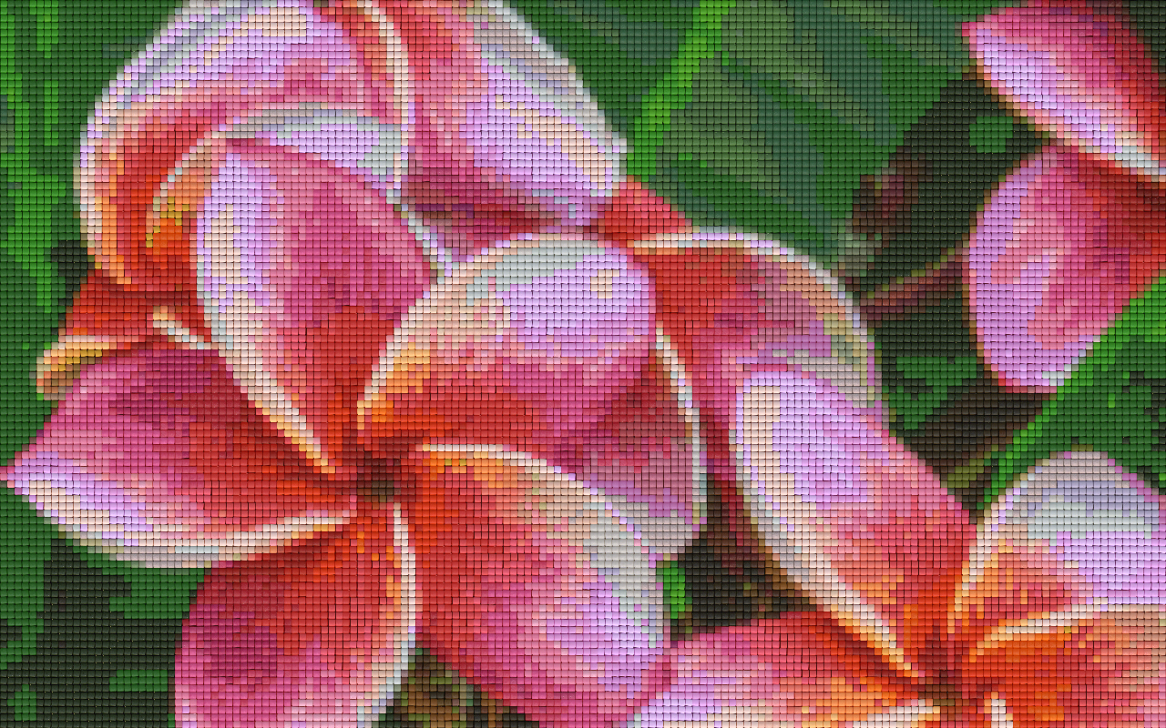 Pixelhobby Klassik Vorlage - Blume