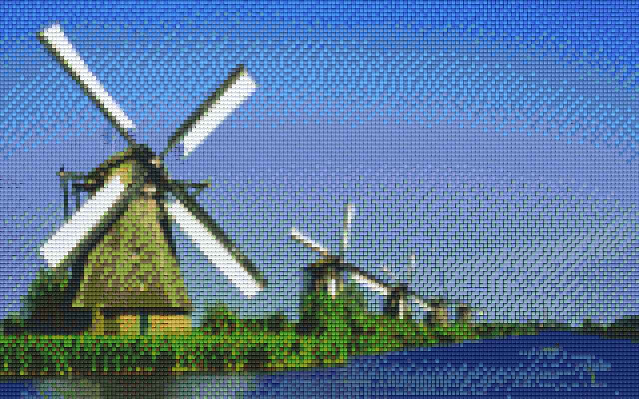 Pixel hobby classic set - windmills