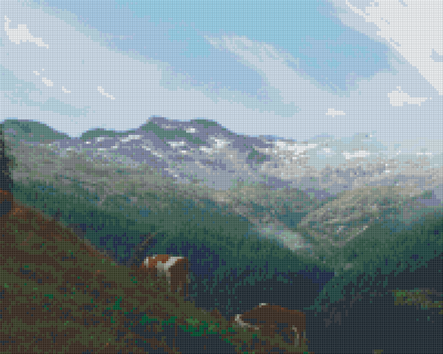 Pixelhobby Klassik Vorlage - Nationalpark Hohen Tauern