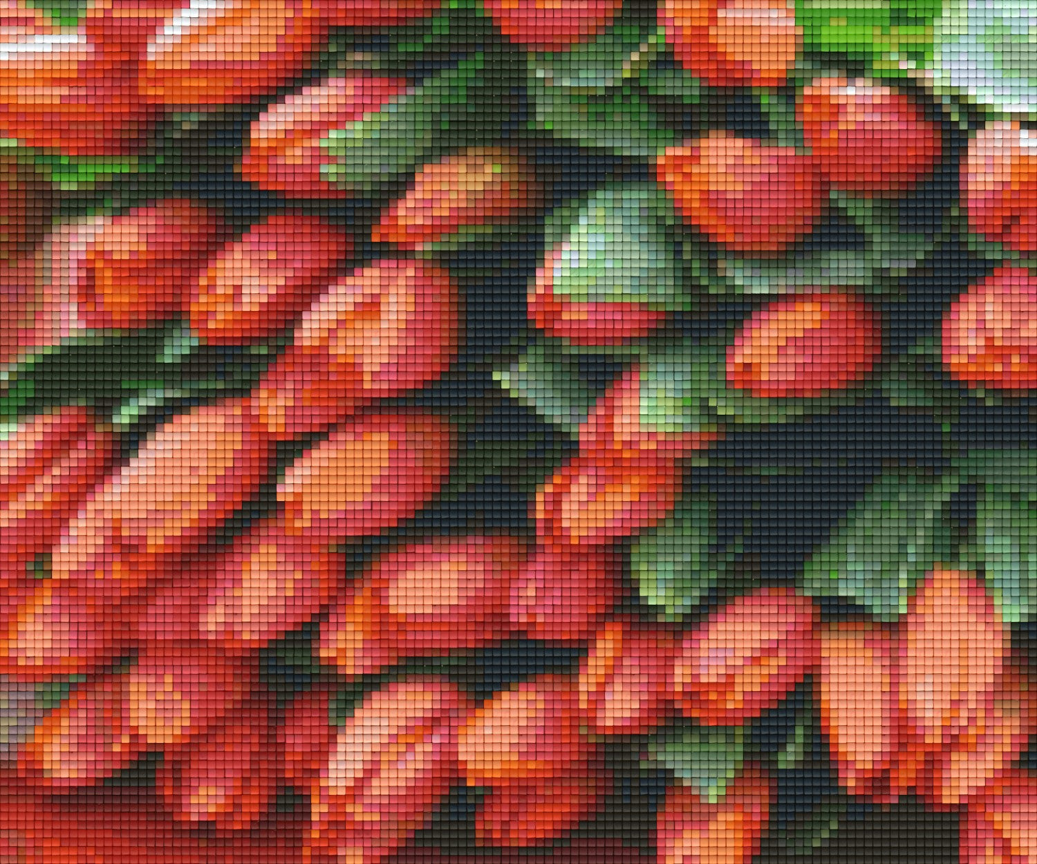 Pixelhobby Klassik Vorlage - Tulpenstrauß