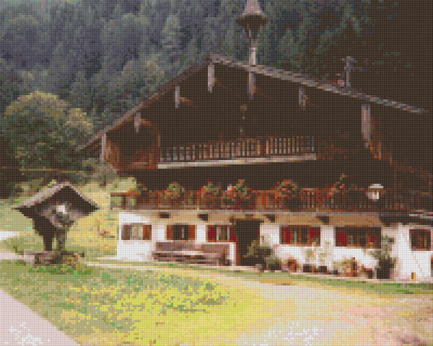 Pixelhobby Klassik Set - Bauernhof im Tirol