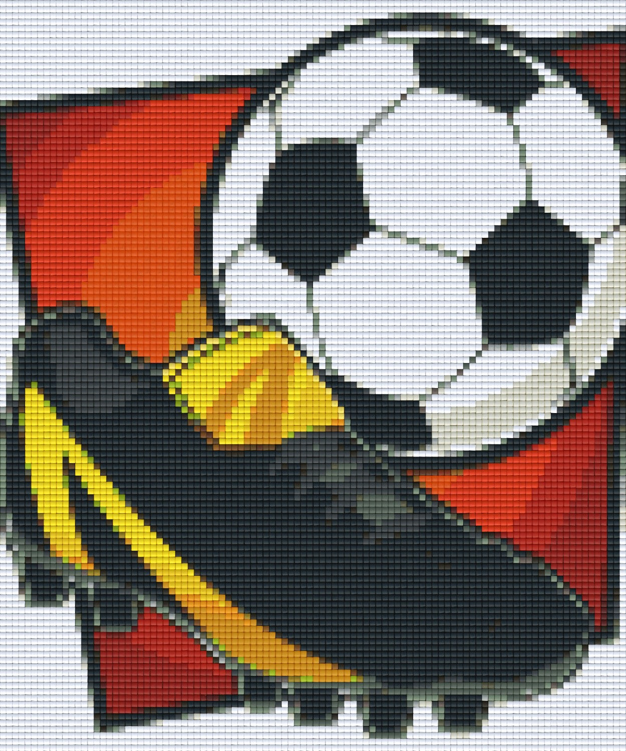 Pixelhobby Klassik Vorlage - Fußball
