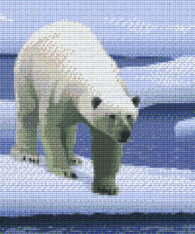 Pixelhobby Klassik Vorlage - Eisbär