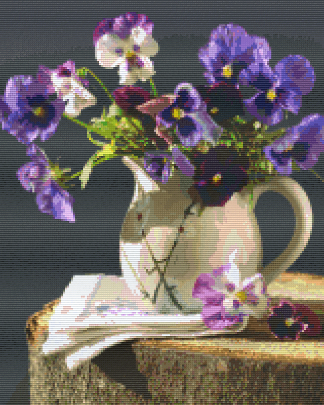 Pixelhobby Klassik Set - Alpenveilchen