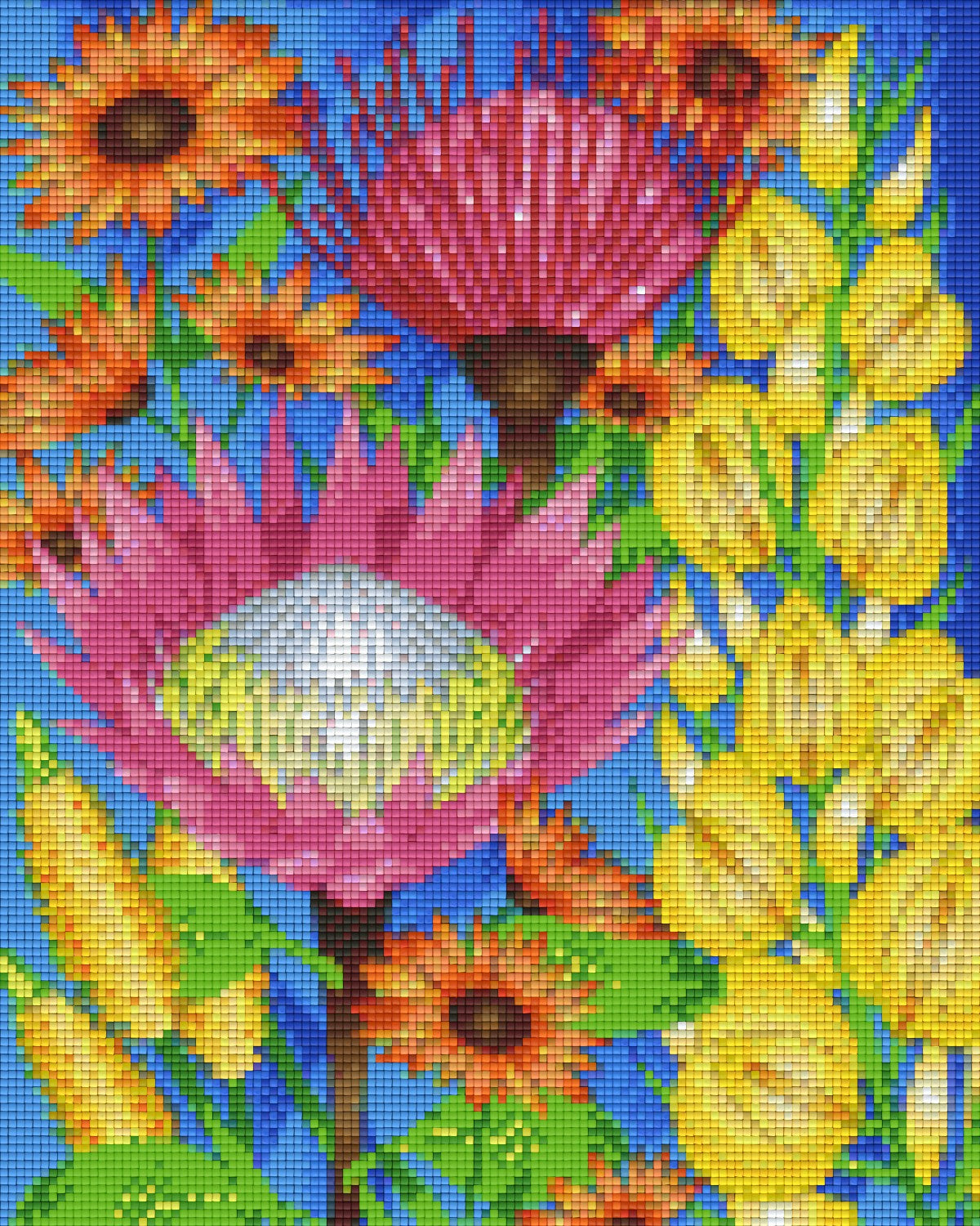 Pixelhobby Klassik Vorlage - Flower