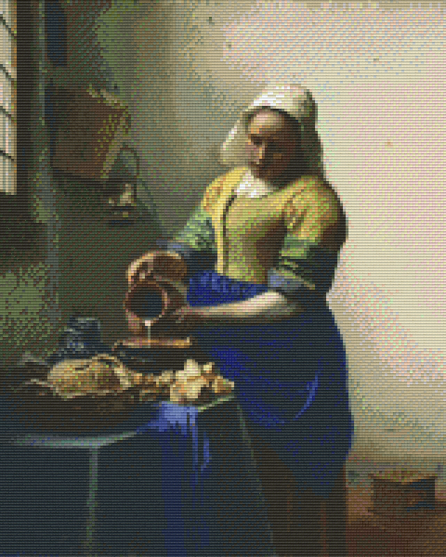 Pixelhobby Klassik Set - Mädchen mit dem Milchkrug