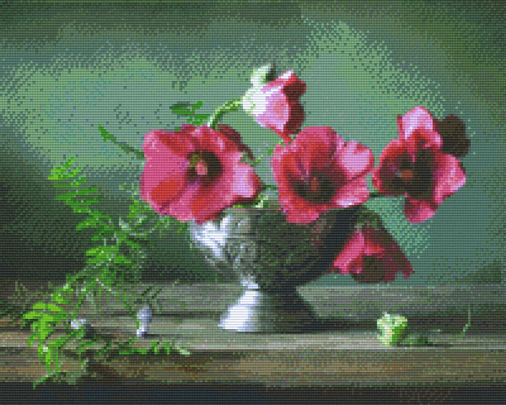 Pixelhobby Klassik Vorlage - Blumenschale
