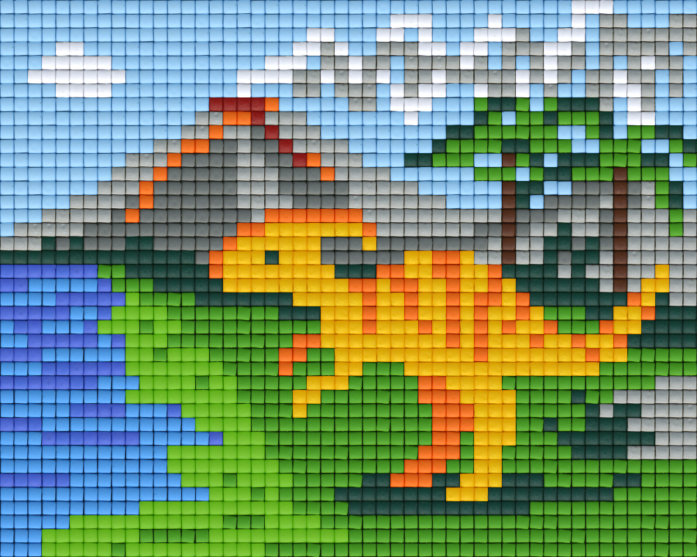 Pixelhobby Klassik Vorlage - Dinosaurier