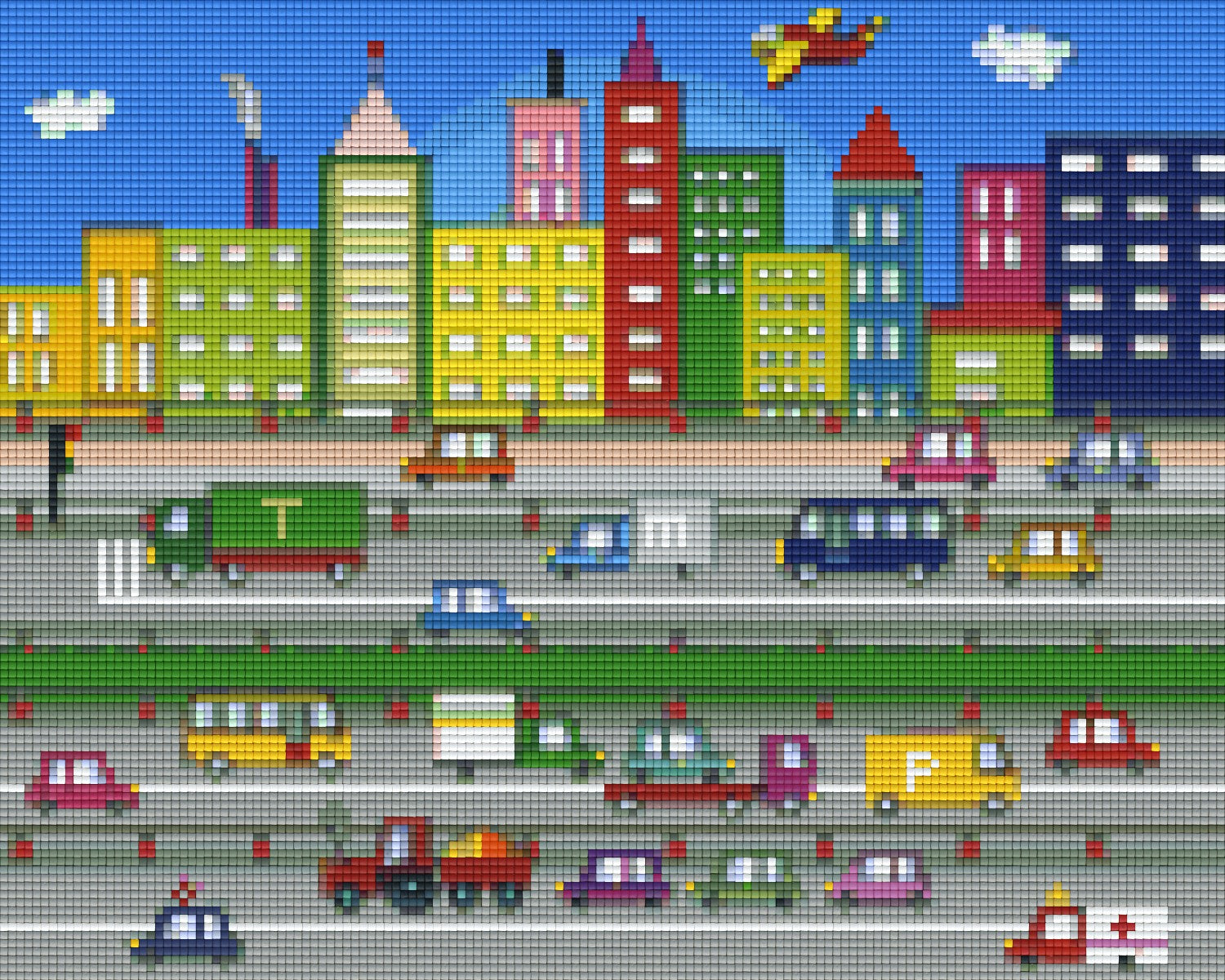 Pixelhobby Klassik Vorlage - Verkehr