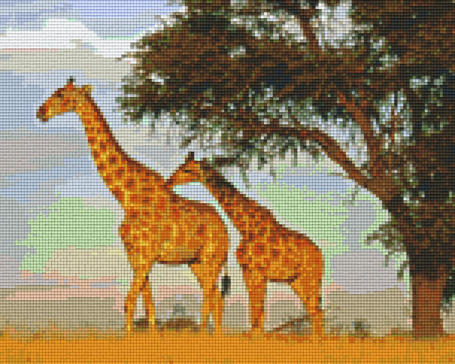 Pixelhobby Klassik Vorlage - Giraffen
