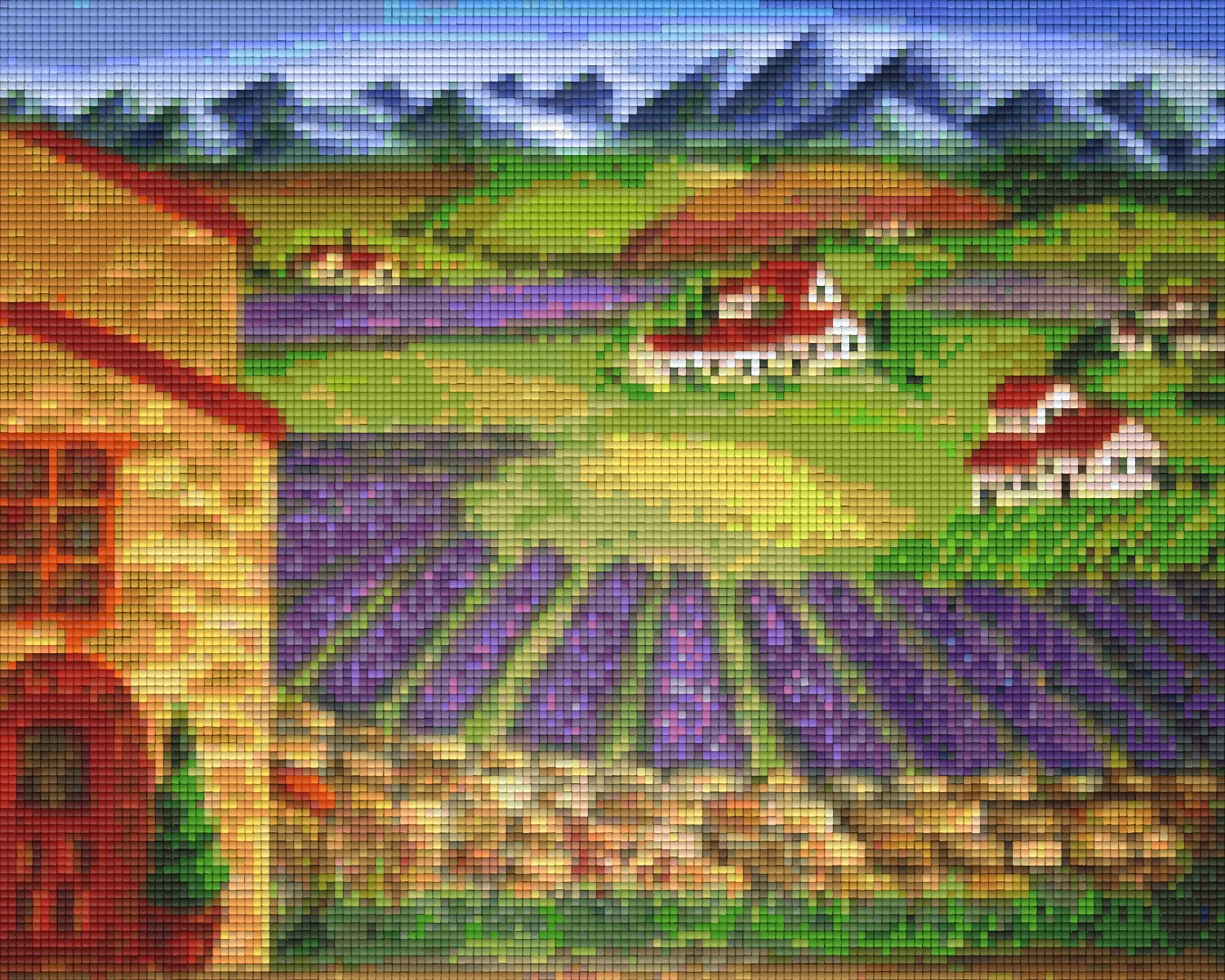 Pixelhobby Klassik Vorlage - Landschaft