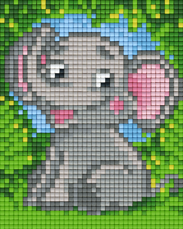 Pixelhobby Klassik Vorlage - Elefant