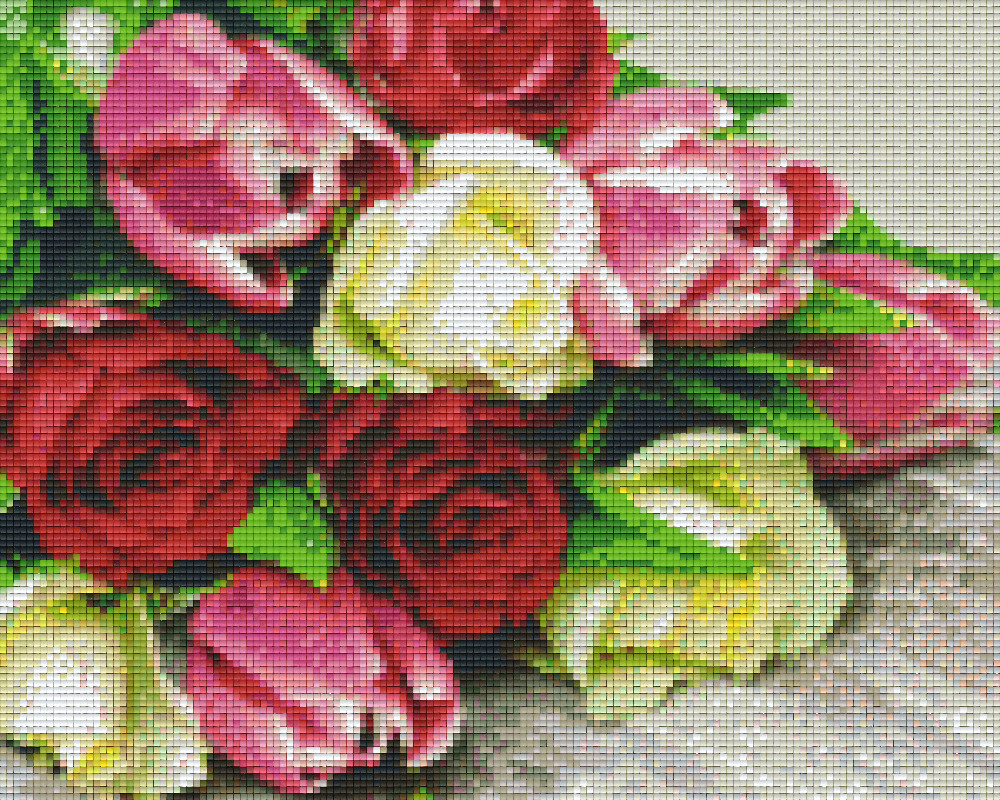 Pixelhobby Klassik Set - Blumenstrauß