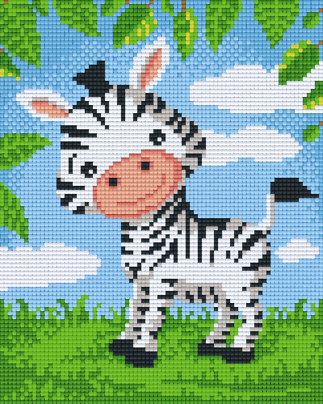 Pixelhobby Klassik Set - Zebra