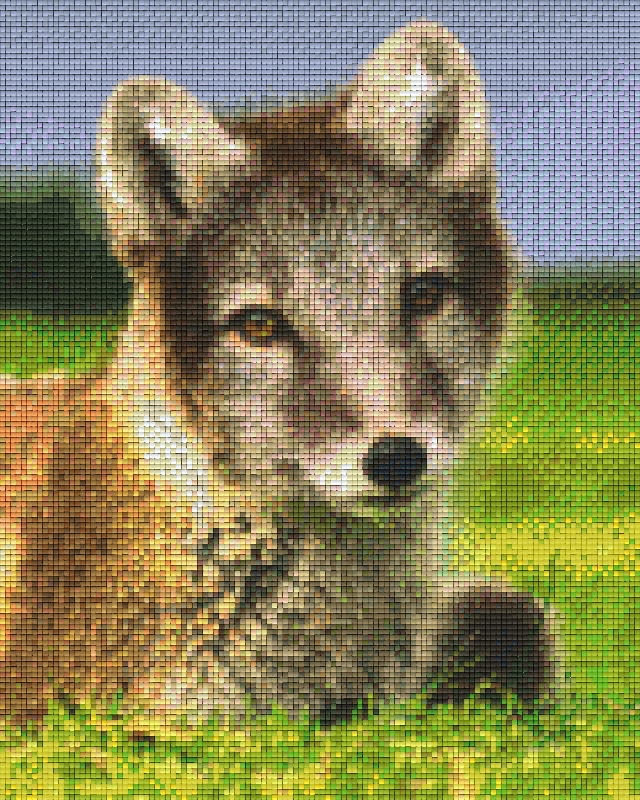 Pixelhobby Klassik Vorlage - Wolf Puppy