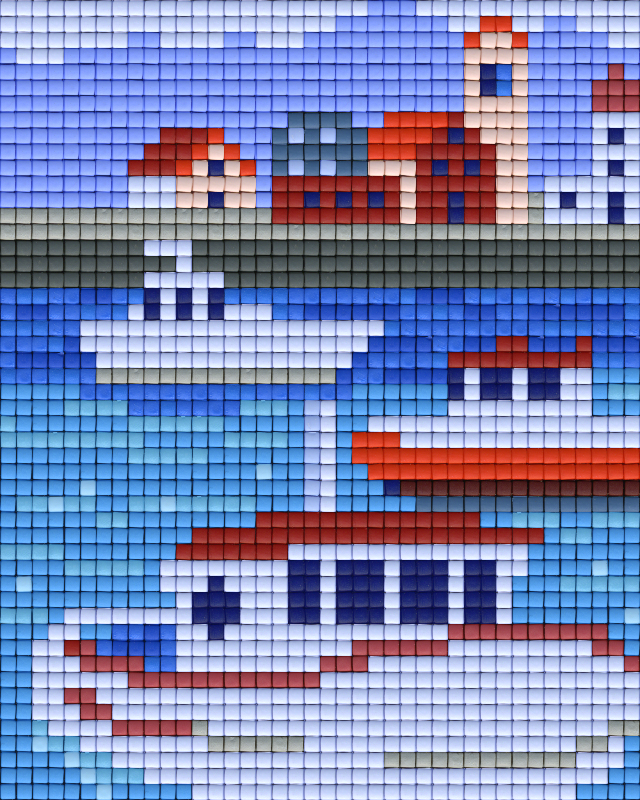 Pixelhobby Klassik Vorlage - Hafen