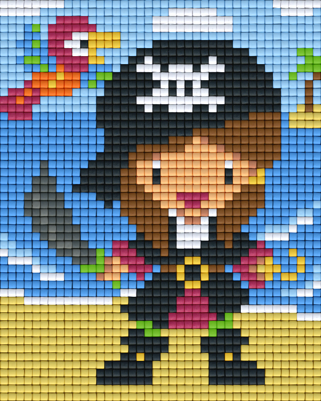 Pixelhobby Klassik Vorlage - Pirat