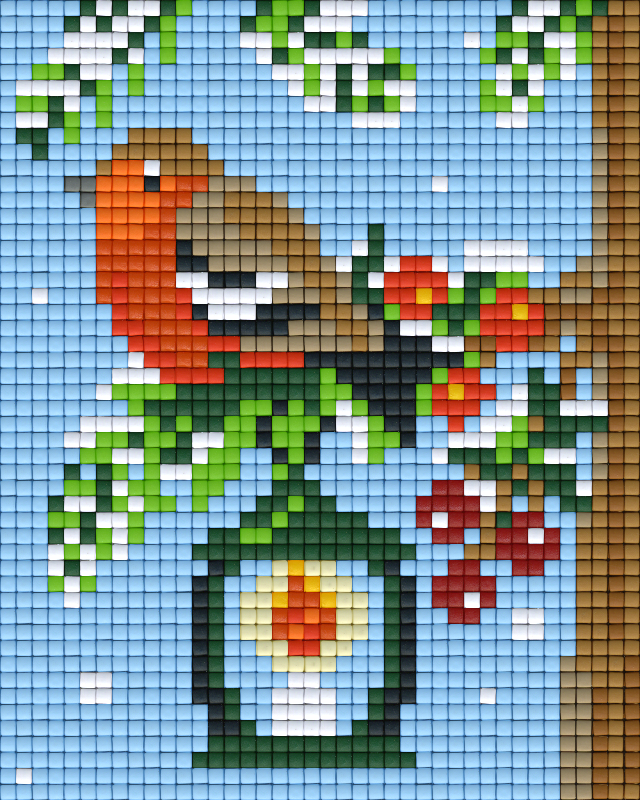 Pixel hobby classic template - robin on lantern