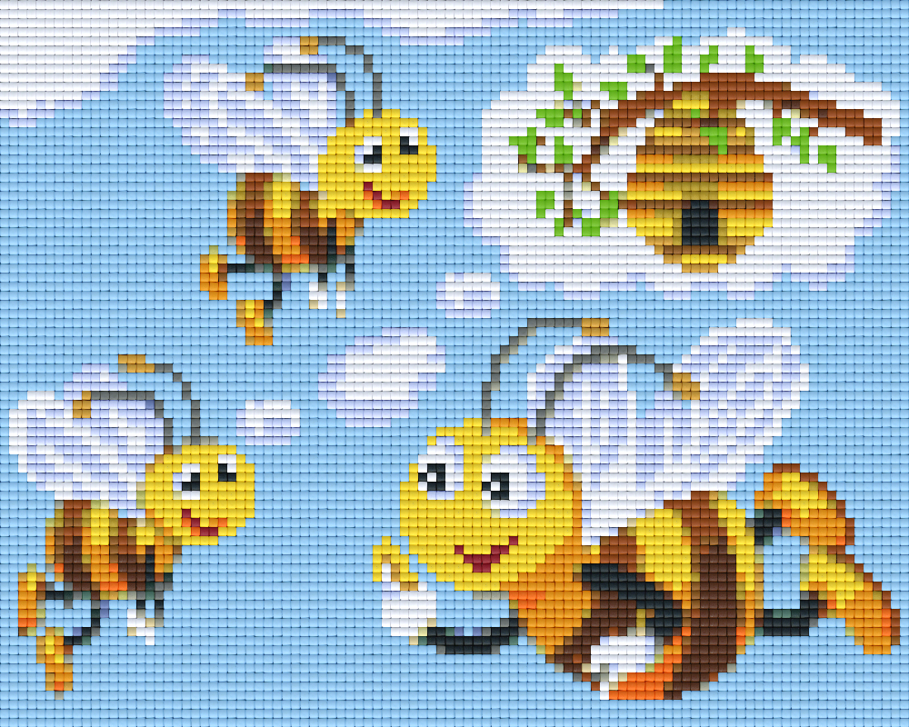 Pixelhobby Klassik Vorlage - Bienenkorb