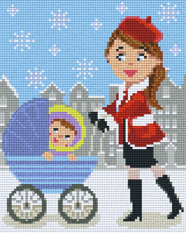 Pixelhobby classic set - mom with pram