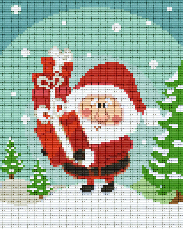 Pixelhobby Klassik Set - Weihnachtsmann mit Geschenken