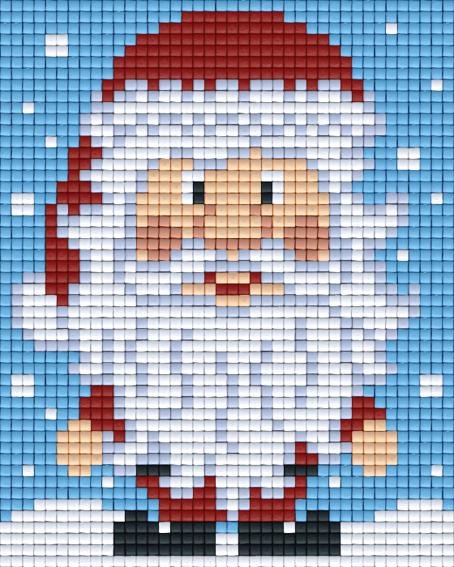 Pixelhobby Klassik Vorlage - Weihnachtsmann