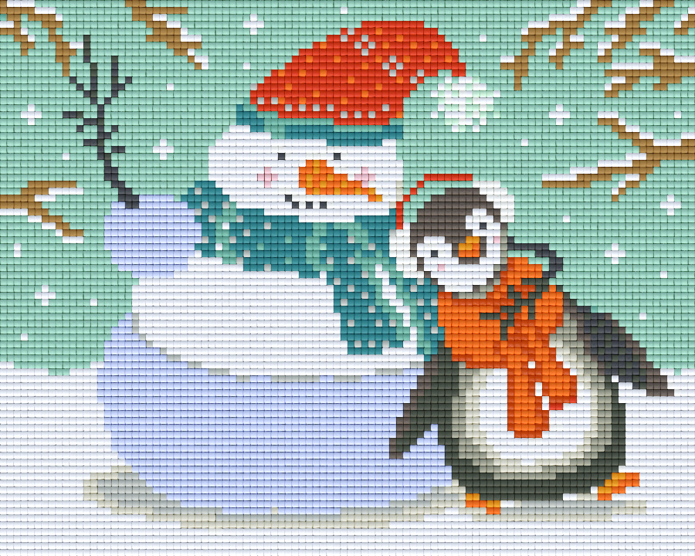 Pixel hobby classic set - penguin snowman