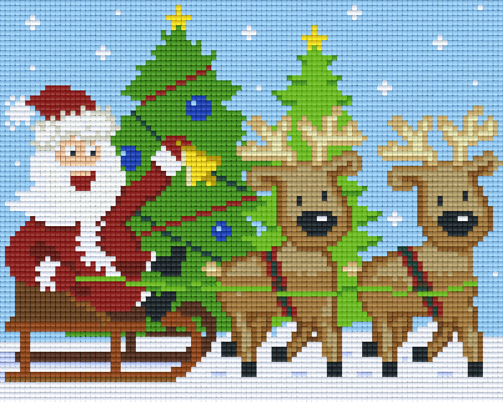 Pixel hobby classic set - Santa Claus with sleigh