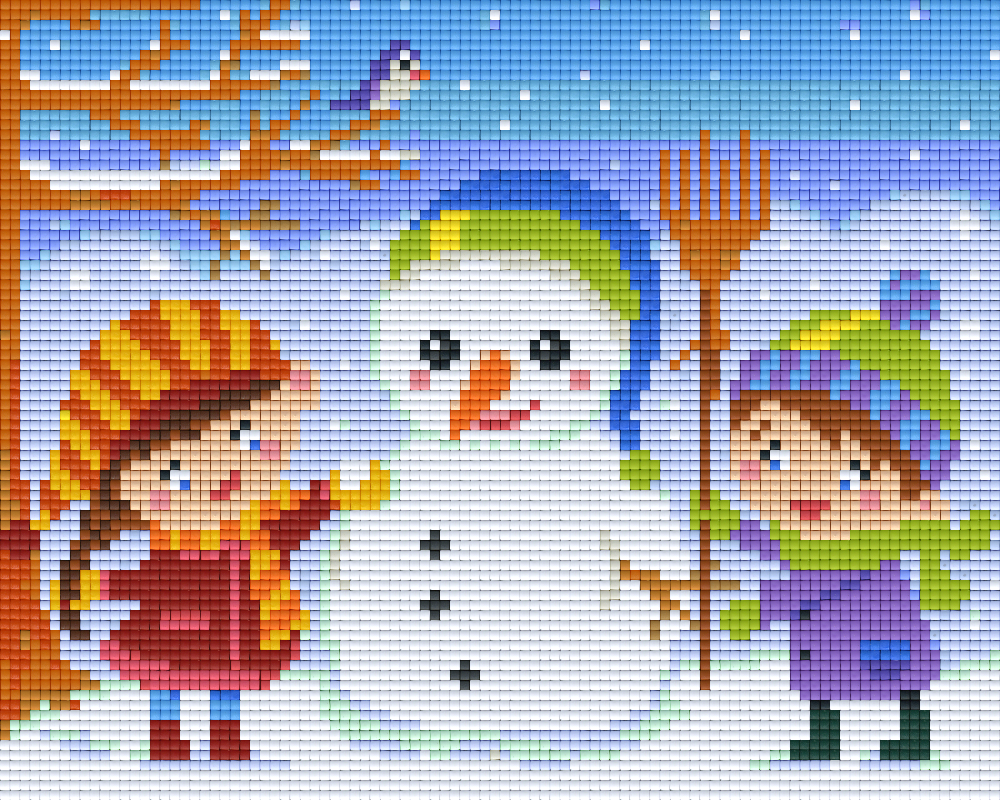 Pixel hobby classic set - build a snowman