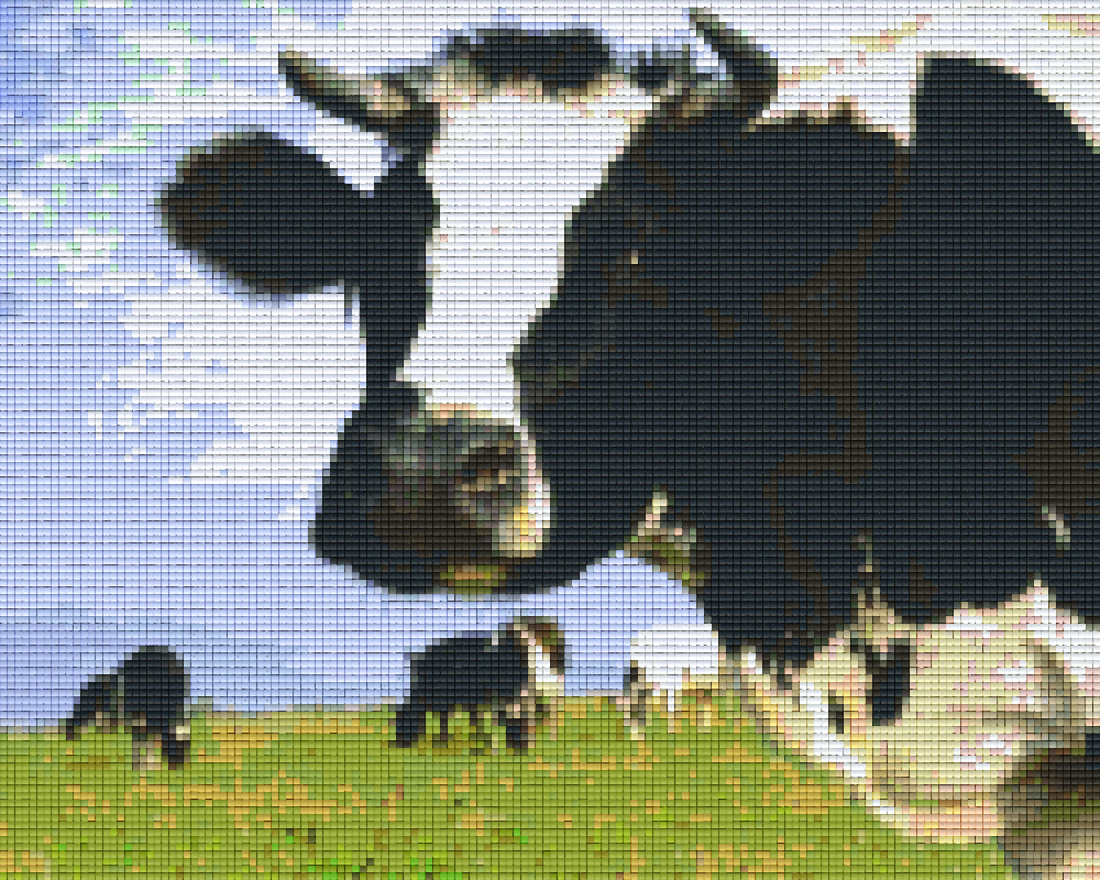 Pixelhobby Klassik Vorlage - Kuh
