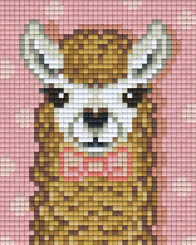 Pixelhobby Klassik Vorlage - Alpaca braun