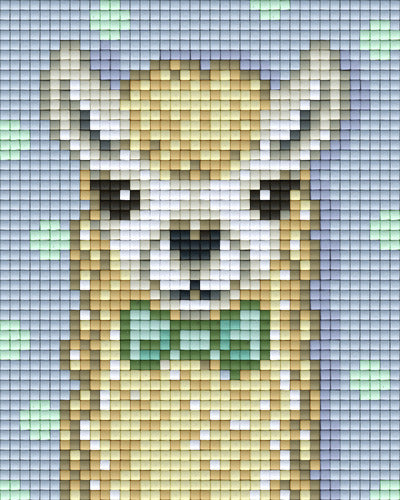 Pixelhobby Klassik Vorlage - Alpaca weiß