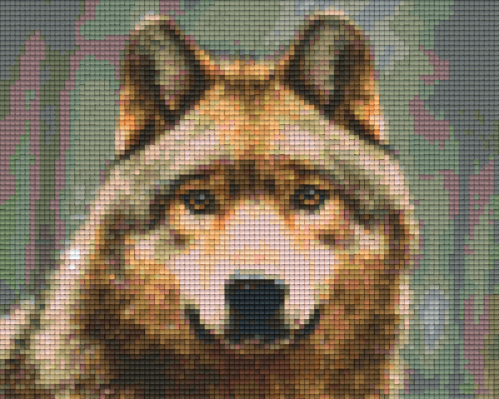 Pixelhobby Klassik Vorlage - Wolf