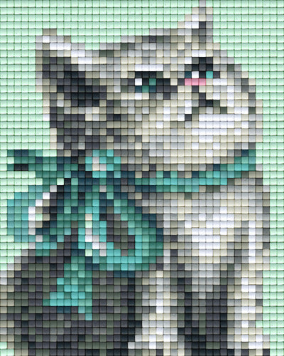 Pixelhobby Klassik Vorlage - sitzende Katze