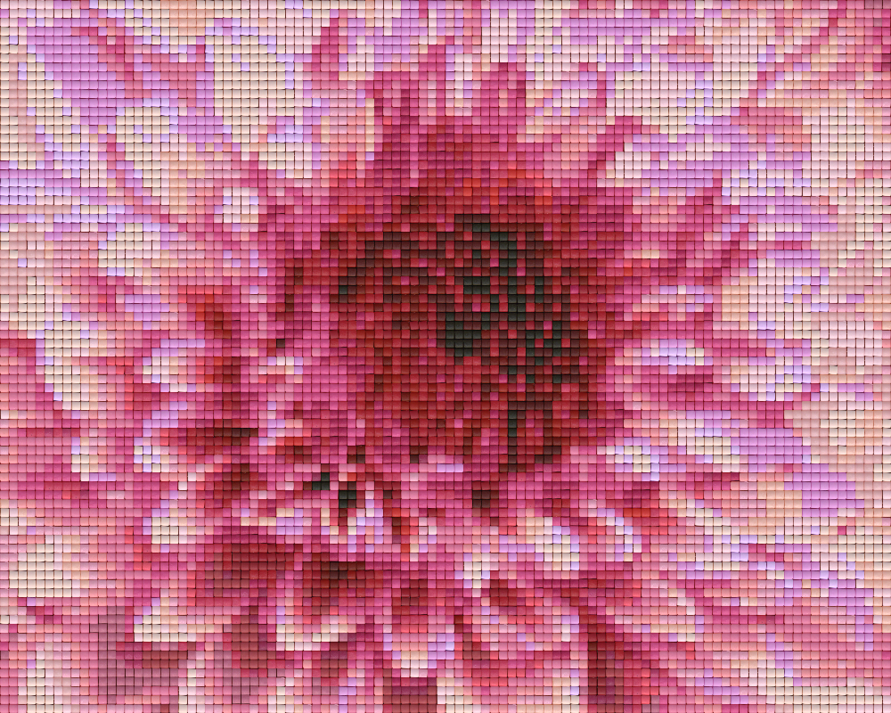 Pixelhobby classic set - flowers in detail