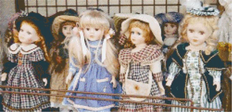 Pixel hobby classic template - porcelain dolls