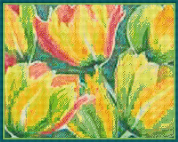 Pixelhobby Klassik Vorlage - Tulips