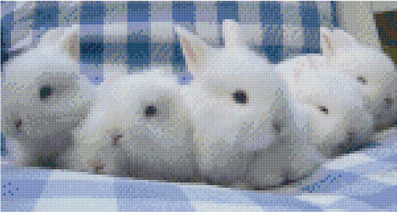 Pixel hobby classic template - baby bunnies