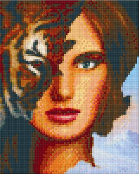 Pixelhobby Klassik Vorlage - Tiger Woman