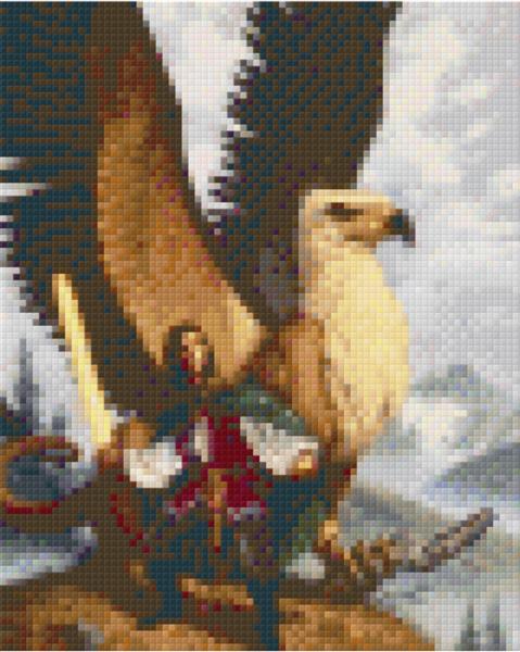 Pixel hobby classic template - bald eagle