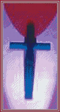 Pixelhobby Klassik Vorlage - Kreuz
