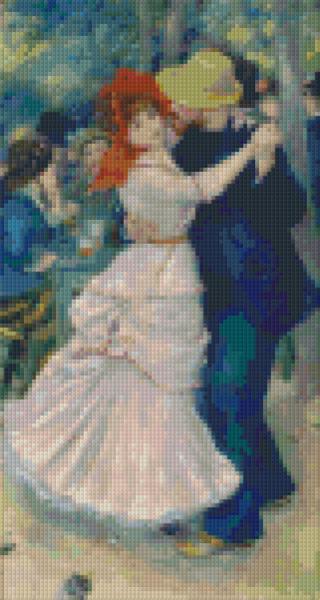 Pixelhobby classic template - Renoir - dancing couple