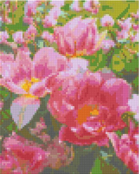 Pixel hobby classic template - tulips in pink