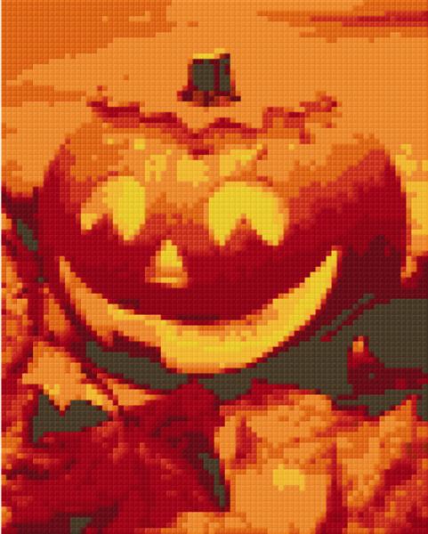 Pixel hobby classic template - illuminated pumpkin